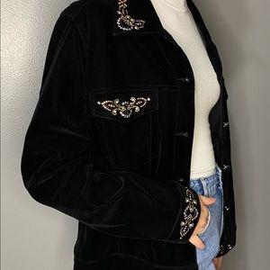 Christine Alexander, S, jacket embellished with premium Swarovski crystals